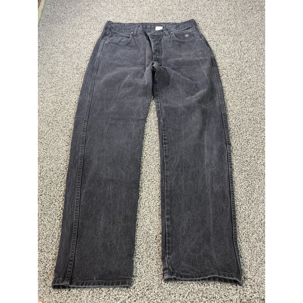 Vintage 90s Harley Davidson Straight Jeans Men's Size 38X34 Black